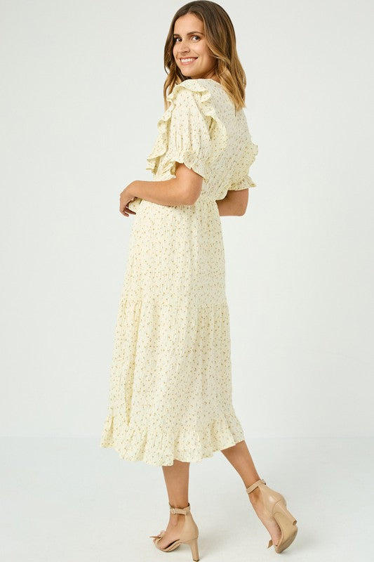 Floral Belted Dress