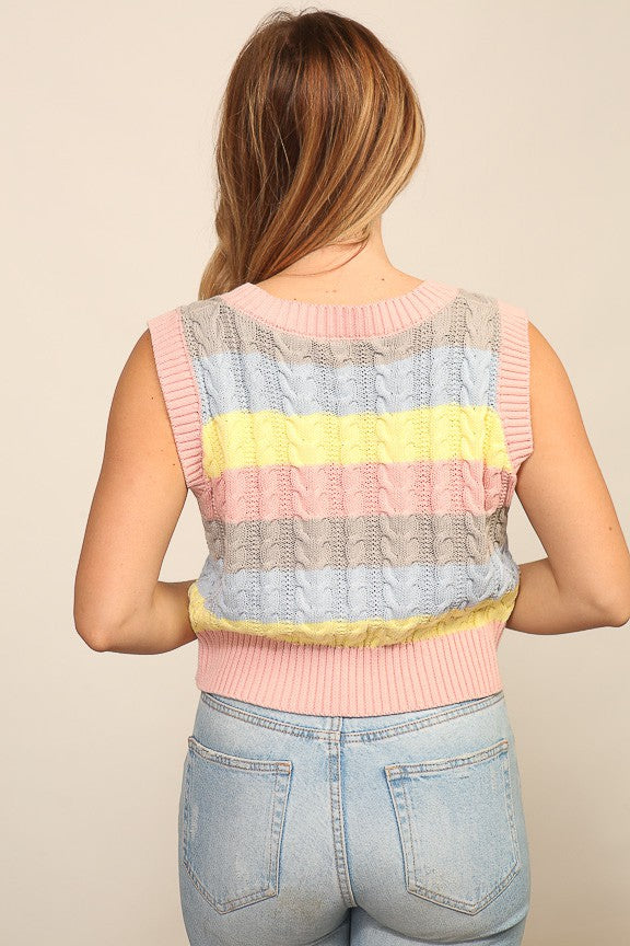 Light Pink knit Vest