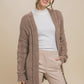 Oversized Open Front Cardigan