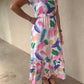 Colorful Midi Dress