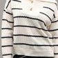 Striped Collar Knit Sweater