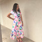 Colorful Midi Dress